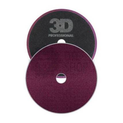 Круг полировальный нарезанный на липучке Burgundy Spider Cutting pad 190х25мм 3D