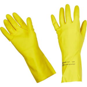 Перчатки латексные Контракт, размер 9,5-10 см(XL), 1 пара., Vileda Professional /10/50