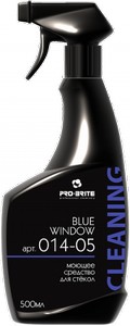Средство моющее для стёкол и зеркал BLUE WINDOW, 500 мл, PRO-BRITE
