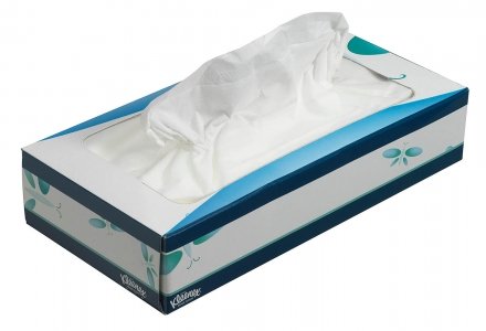 Салфетки косм. для лица Kleenex, 3 сл., 72 л./коробка, 12 коробок/уп., Kimberly-Clark,