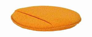 Аппликатор из микрофибры крулый с карманом (оранжевый) Microfiber Applicator 13 см А302