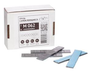 M 062 Груза самоклеящиеся свинцовые 60 г, синий скотч (уп. 50 шт), ACG