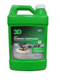 Паста полировальная с микро-абразивами AAT 501 Cutting Compound 3,78 л 3D