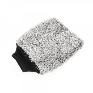 Рукавица для мойки DOUBLE TWIST WASH MITT 18x19x3 см, серая, Purestar