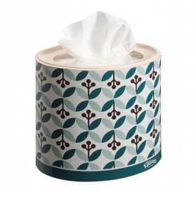 Салфетки косм. для лица Kleenex, овал, белые, 64 л./коробка, 10 коробок/уп., Kimberly-Clark,