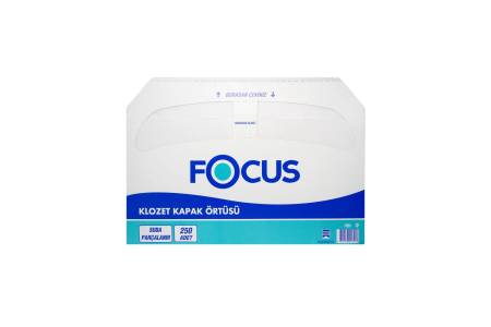 Покрытия на унитаз 250шт упак 1/2 сложения Focus