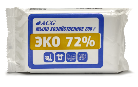 Мыло хозяйственное ACG ЭКО 72% 200 г