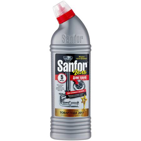 Гель для прочистки для труб "5 минут" 750 гр. SANFOR