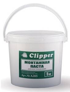 Монтажная паста Clipper А205, 5л.
