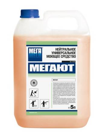 МЕГАЮТ нейтральное универсальное моющее средство  5л.