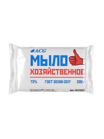 Мыло хозяйственное 72% 200 г в п/пленке ACG