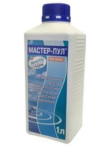 Универсальное средство для обработки воды плавательных бассейнов "МАСТЕР-ПУЛ 3 в 1" 1 л