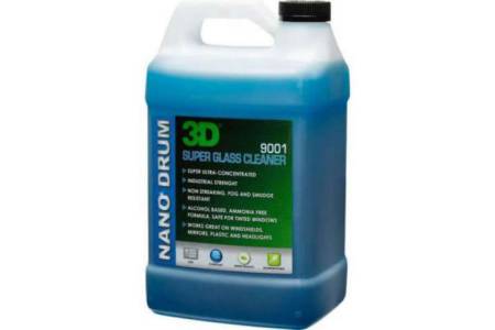 Очиститель стекол на спиртовой основе (концентрат) Super Glass Cleaner 3,78 л 3D
