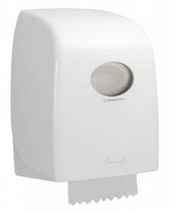 Диспенсер для рулонных полотенец Aquarius No Touch, белый, Kimberly-Clark,