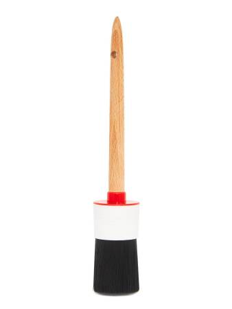 картинка автохимия для  Кисть детейлинговая ROUND BRUSH -BLACK BRISTLE Hi-Tech Industries