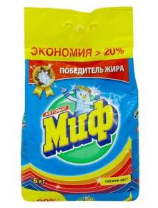 Стиральный порошок МИФ 6 кг Свежий цвет