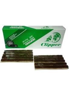 Набор жгутов Clipper (коричневых, коротких) 102 мм. (упаковка 50 шт.)