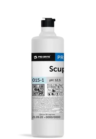 Гель для устранения засоров в сточных трубах SCUPPER, 1 л, PRO-BRITE
