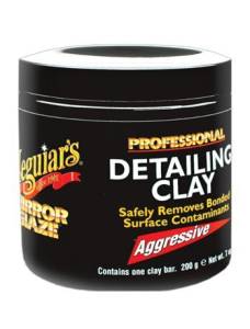 Глина синтетическая агрессивная для кузова автомобиля 200г, Mirror Glaze Detailing Clay Aggressive Meguiars C2100