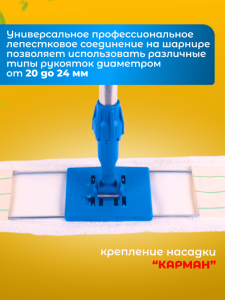 картинка Держатель ACG складной металлический 40х9 см. с пластиковым соединением
