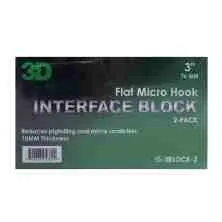 Брусок для шлифования на мягкой подложке Interface Block 76мм 3D