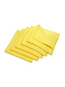 Микрофибра ACG 40х40 см, 300 гр/м2, желтая (5шт. в уп.)