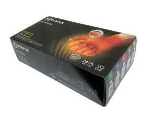Перчатки нитриловые GOGRIP оранжевые XL (уп 50 шт/25 пар) MERCATOR