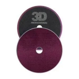Круг полировальный нарезанный на липучке Burgundy Spider Cutting pad 190х25мм 3D